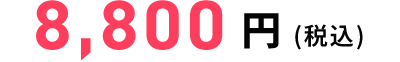 8,800円（税込）